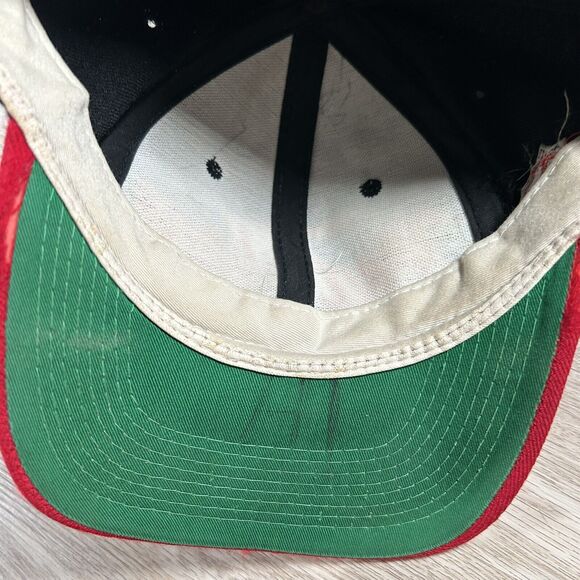 Vintage Sports Specialties Detroit Red Wings Hat Fitted Size 7 NHL Black Wool - Picture 6 of 9